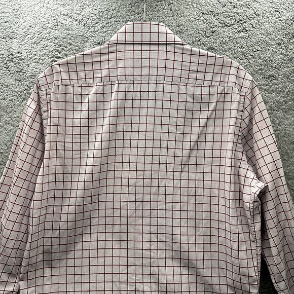 Robert Graham Men's Size 41 / 16 Medium Red White Shirt Work Business - Picture 13 of 15